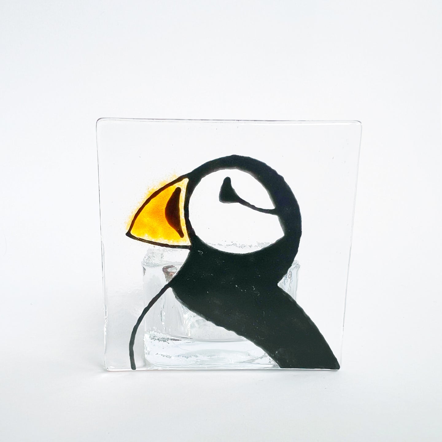 Puffin Portrait Candle Holder