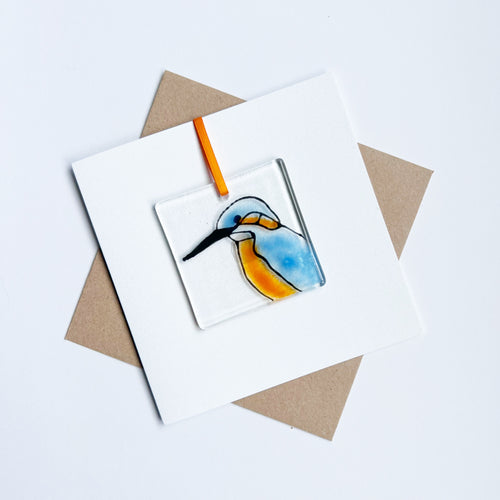Kingfisher Portrait Card